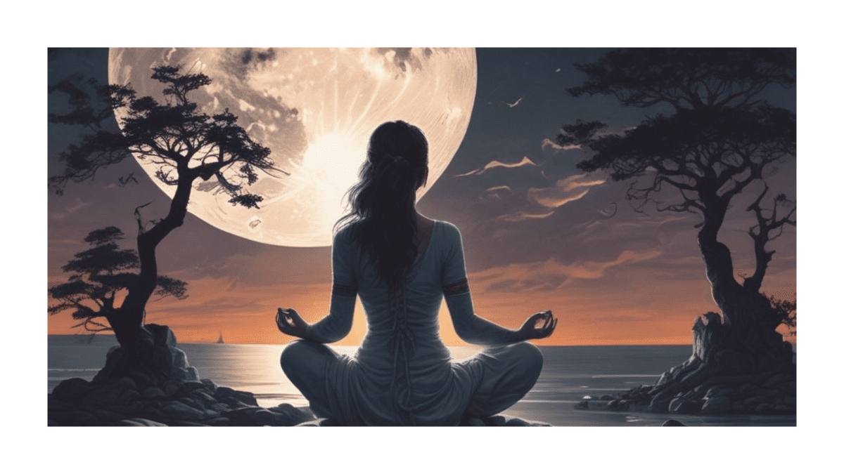 Unlocking Abundance: 7 Full Moon Manifestation Rituals That Deliver Fast Results 9 "Woman meditating full moon manifestation rituals